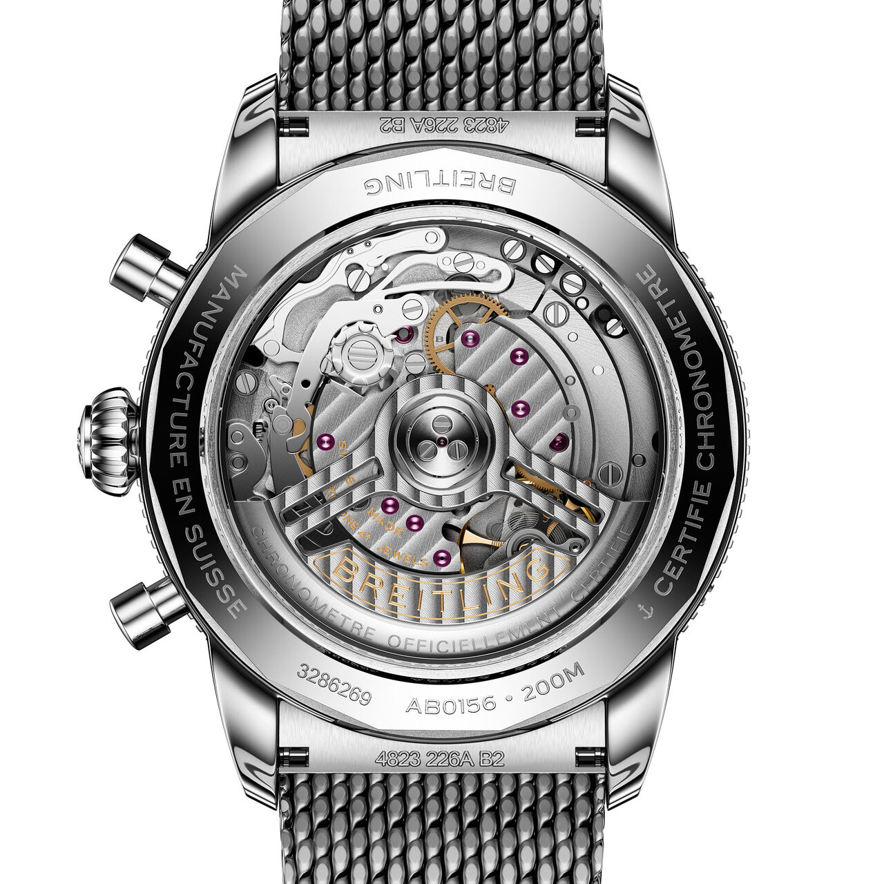 Breitling AB0156361L1A1 SuperOcean Herritage B01 Automatic Chronograph 42 mm Stainless Steel image number 1